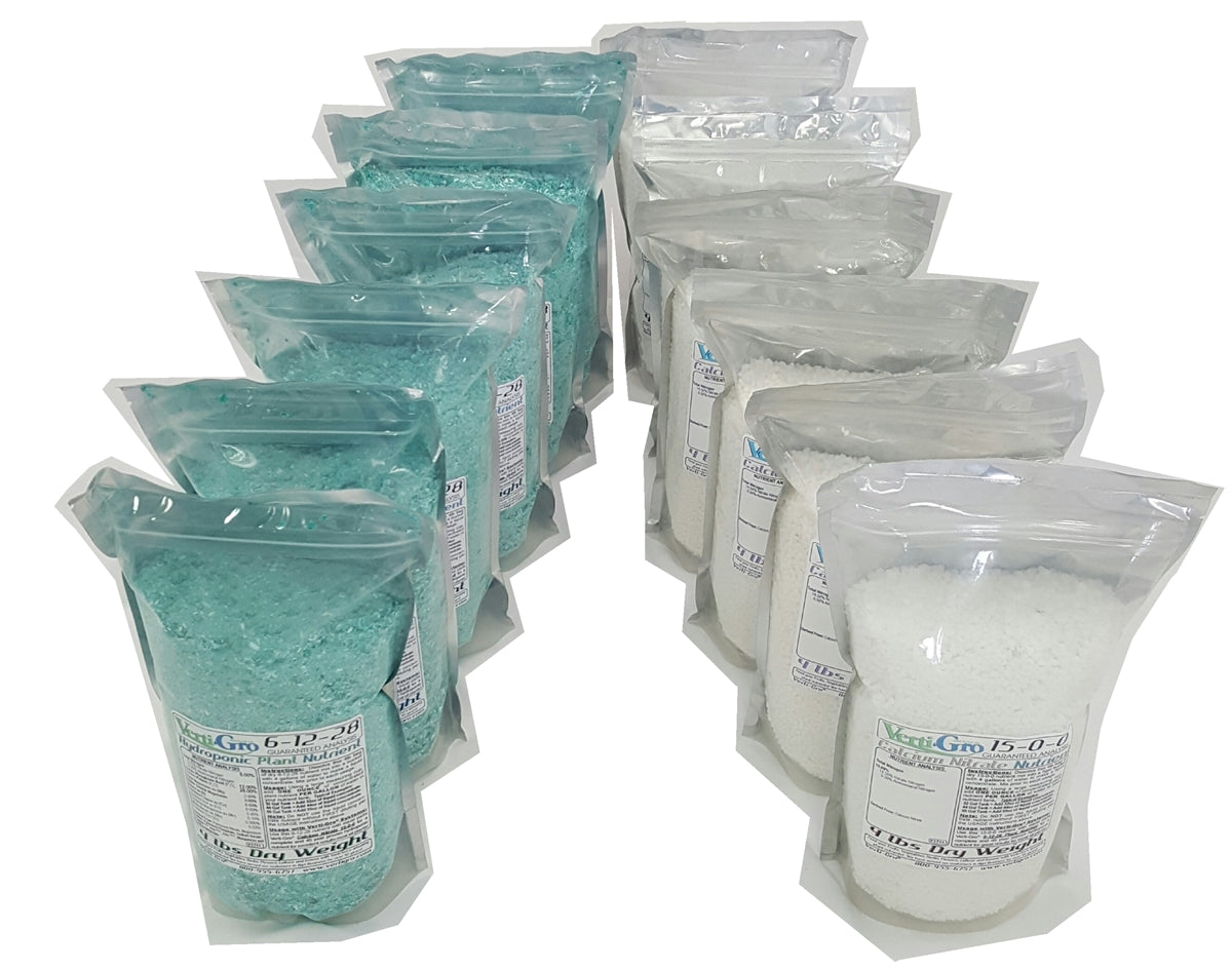 Fcombo 4lbs x 6bags hydroponic fertilizer soluble
