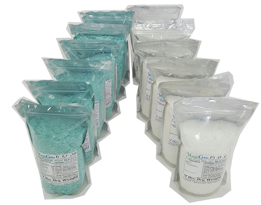 Fcombo 4lbs x 6bags hydroponic fertilizer soluble