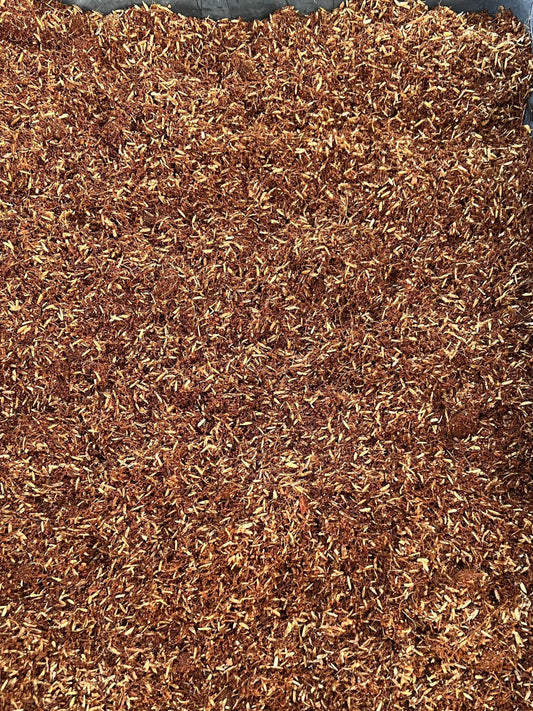 rice hulls and coconut fiber mixed