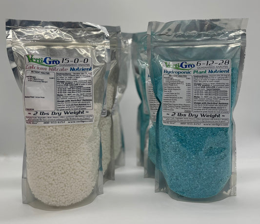 hydroponic fertilizer 2lb bags x3 soluble