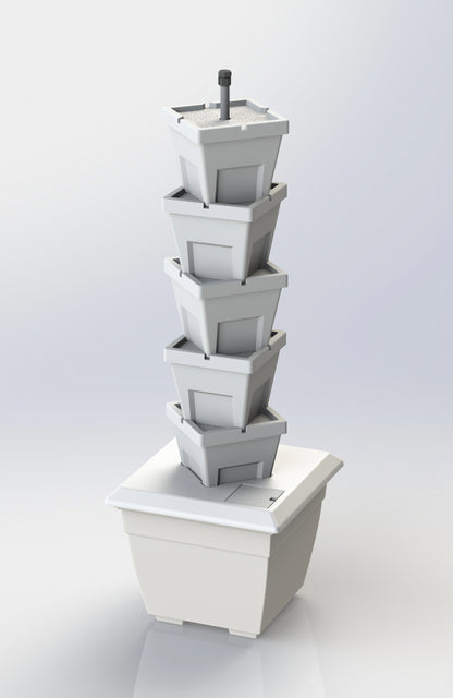 VG-1  vertical patio garden drawing 